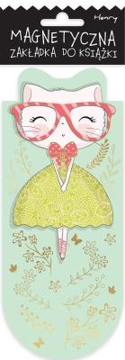 Opakowanie Zakładka magnetyczna owal Bibliotekarka