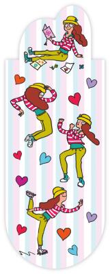 Opakowanie Zakładka magnetyczna owal Dziewczyna