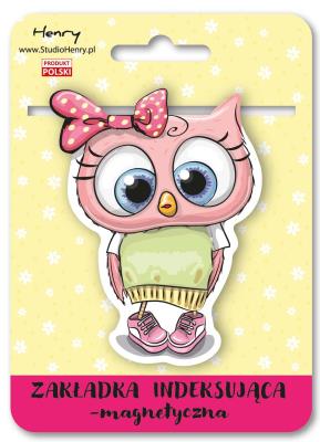 Zakładka magnetyczna - Sowa young. Wydawca: Henry. SmakLiter.pl Opakowanie Zakładka magnetyczna - Sowa young