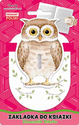 Opakowanie Zakładka znacznik tekstu Puchacz