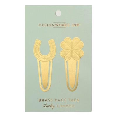 Opakowanie Zakładki do książek metalowe Lucky Charms 2szt