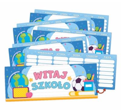 Opakowanie Zakładki do książek - Witaj szkoło 01 5szt