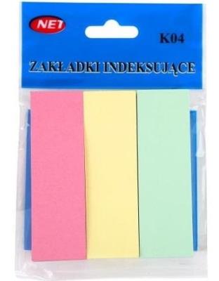 Zakładki indeksujące pastel 3x100K. Wydawca: NET. SmakLiter.pl Opakowanie Zakładki indeksujące pastel 3x100K