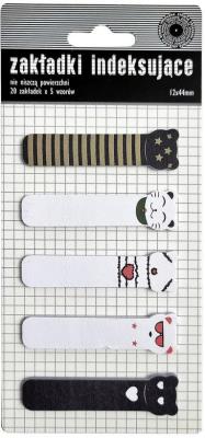 Zakładki indeksujące z nadrukiem 5x20K. Wydawca: Ziemia Obiecana. SmakLiter.pl Opakowanie Zakładki indeksujące z nadrukiem 5x20K