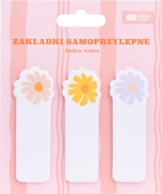 Zakładki samoprzylepne BLOOM-Kwiatki Happy Color 3 szt.. Wydawca: HAPPY COLOR. SmakLiter.pl Opakowanie Zakładki samoprzylepne BLOOM-Kwiatki Happy Color 3 szt.