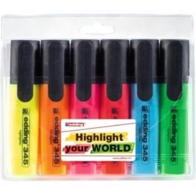 Opakowanie Zakreślacz 2-5mm 6 kolorów