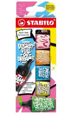 Opakowanie Zakreślacz Boss Mini by Snooze One 6 kolorów