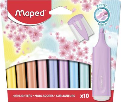 Zakreślacz Classic New pastel 10szt MAPED. Wydawca: Maped. SmakLiter.pl Opakowanie Zakreślacz Classic New pastel 10szt MAPED