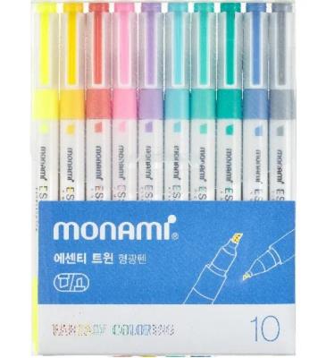 Opakowanie Zakreślacz Essenti Twin 10kol fantasy col MONAMI