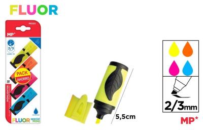Opakowanie Zakreślacz fluorescencyjny mini 4 kolory