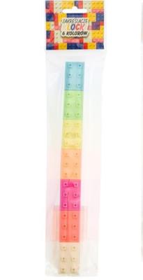Opakowanie Zakreślacz klocki 6 kolorów