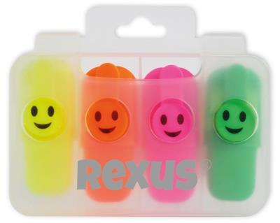 Opakowanie Zakreślacz mini 4 kolory