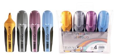 Opakowanie Zakreślacz Neon Metalic 4 kolory