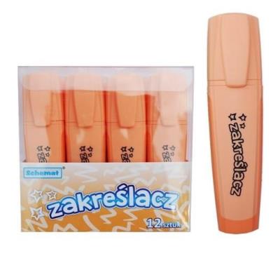 Opakowanie Zakreślacz pastelowy pomarańczowy (12szt)