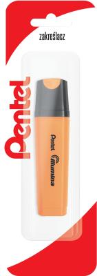 Opakowanie Zakreślacz płaski SL60, pomarańczowy x 1 blister