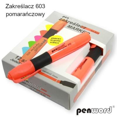 Opakowanie Zakreślacz pomarańczowy (12szt)