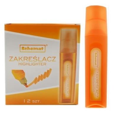 Opakowanie Zakreślacz pomarańczowy (12szt)