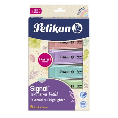 Opakowanie Zakreślacz signal Pelikan pastel 6 x