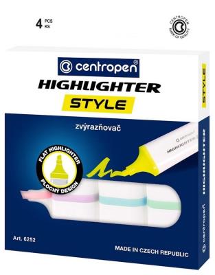 Opakowanie Zakreślacz soft 4 kolory