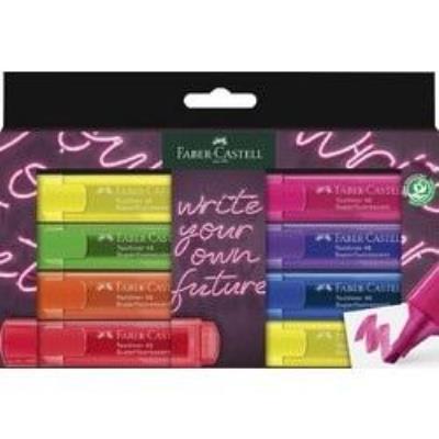 Opakowanie Zakreślacz Super Neon 8 kolorów FABER CASTELL