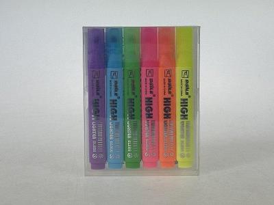 Opakowanie Zakreślacze fluo 6szt