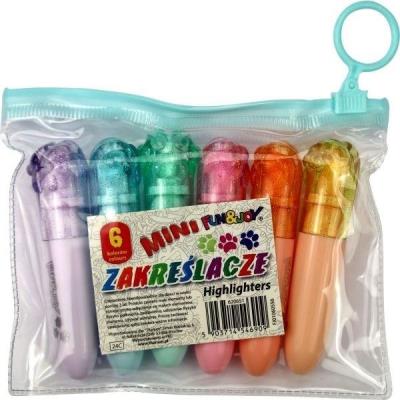 Opakowanie Zakreślacze mini 6 kolorów