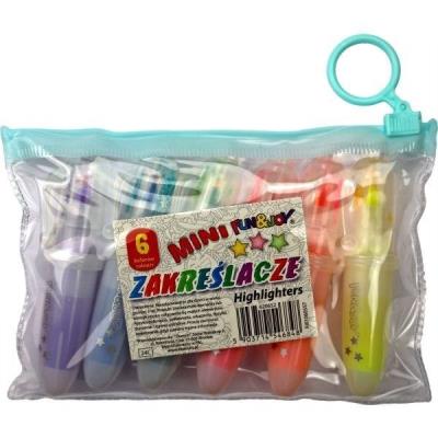 Opakowanie Zakreślacze mini 6 kolorów