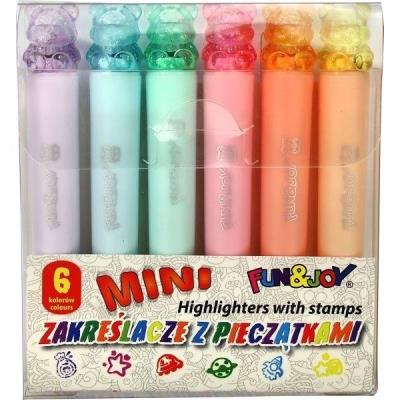 Opakowanie Zakreślacze mini 6 kolorów