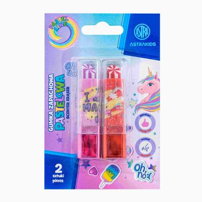 Opakowanie Zapachowa gumka Astrakids Unicorn szminka 2 szt.mix