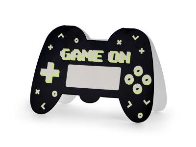 Opakowanie Zaproszenia Gamepad 6szt