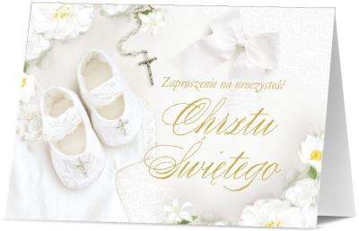 Opakowanie Zaproszenie Chrzest (10szt)
