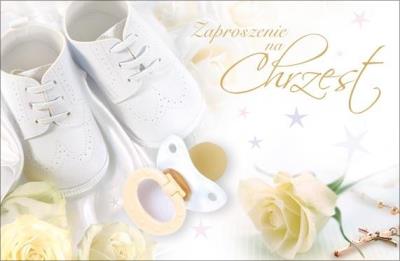 Opakowanie Zaproszenie Chrzest (10szt)