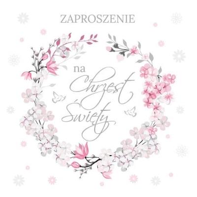 Opakowanie Zaproszenie Chrzest (10szt)