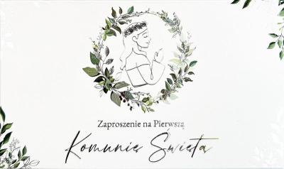 Opakowanie Zaproszenie Komunia (10 szt)