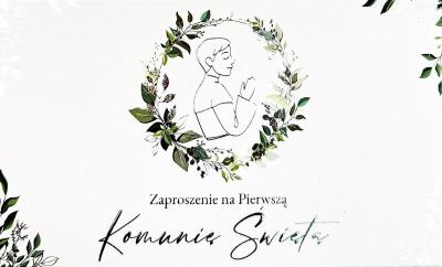 Opakowanie Zaproszenie Komunia (10 szt)
