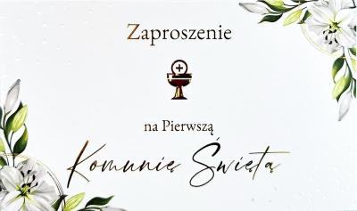 Opakowanie Zaproszenie Komunia (10 szt)