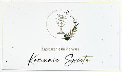 Opakowanie Zaproszenie Komunia (10 szt)