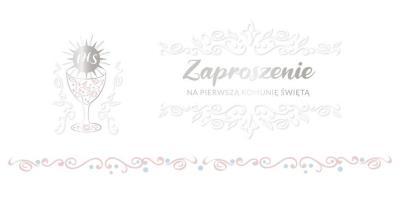 Opakowanie Zaproszenie Komunia (10szt)
