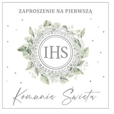Opakowanie Zaproszenie Komunia (10szt)