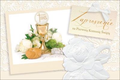 Opakowanie Zaproszenie Komunia (10szt)