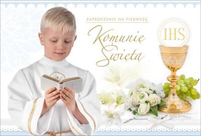 Opakowanie Zaproszenie Komunia (10szt)