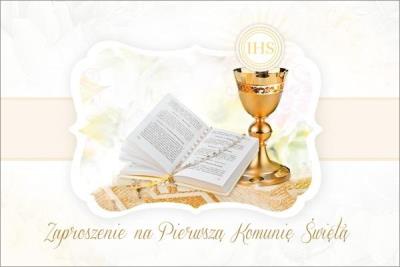 Opakowanie Zaproszenie Komunia (10szt)