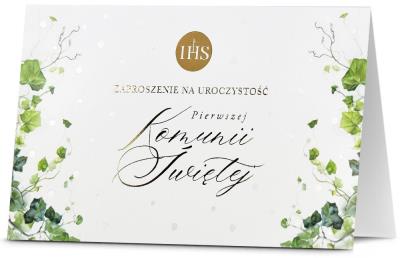 Opakowanie Zaproszenie Komunia (5szt)