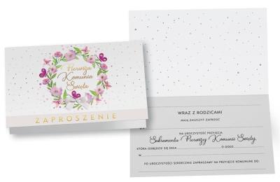 Opakowanie Zaproszenie Komunia (5szt)