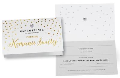 Opakowanie Zaproszenie Komunia (5szt)