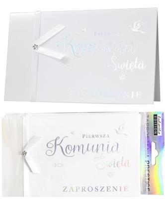 Opakowanie Zaproszenie Komunia (5szt)