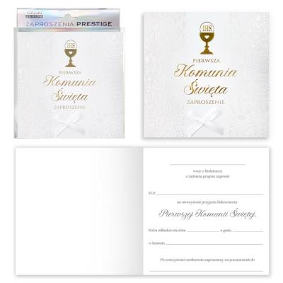 Opakowanie Zaproszenie Komunia (5szt)