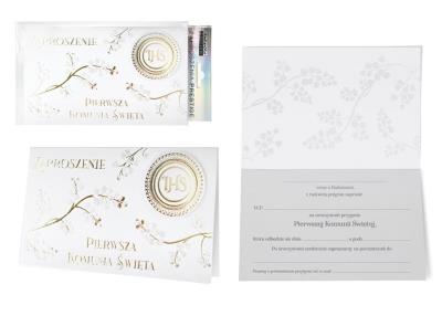 Opakowanie Zaproszenie Komunia (5szt)