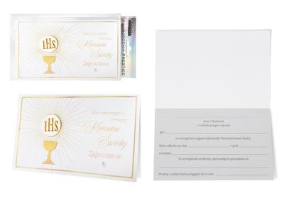 Opakowanie Zaproszenie Komunia (5szt)