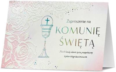 Opakowanie Zaproszenie Komunia (5szt)